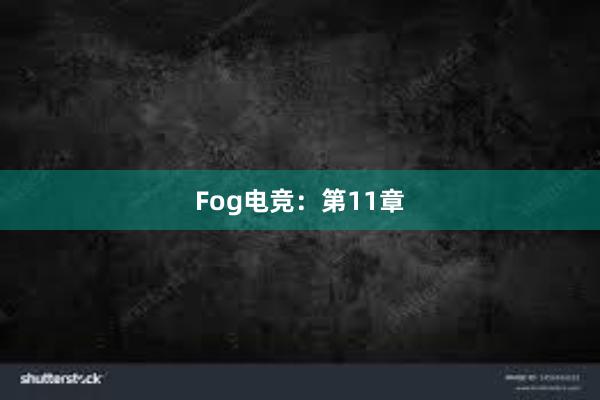 Fog电竞：第11章