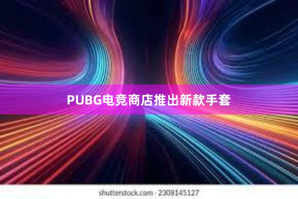 PUBG电竞商店推出新款手套