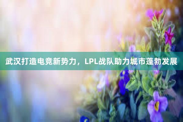 武汉打造电竞新势力，LPL战队助力城市蓬勃发展